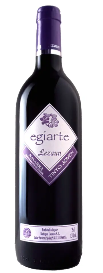 Botella de vino Bodegas Lezaun | Egiarte Tinto Joven BIO