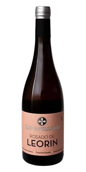Botella de vino Rosado de Leorín