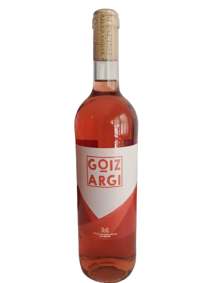 Botella de vino Goiz Argi
