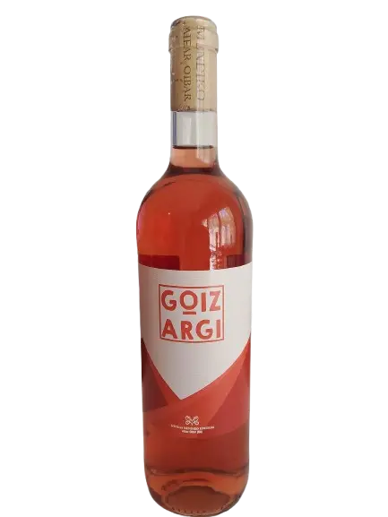 Botella de vino Goiz Argi