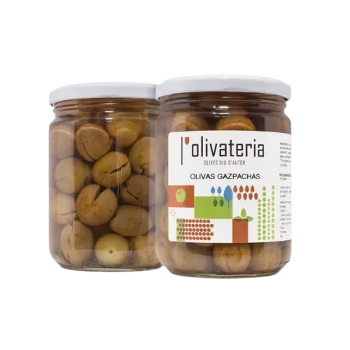 Olivas Gazpachas Picantes BIO 225gr | L'OLIVATERIA