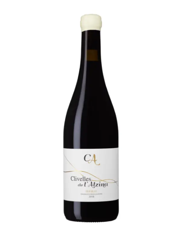 Botella de vino Les Clivelles de l'Alzina 2020