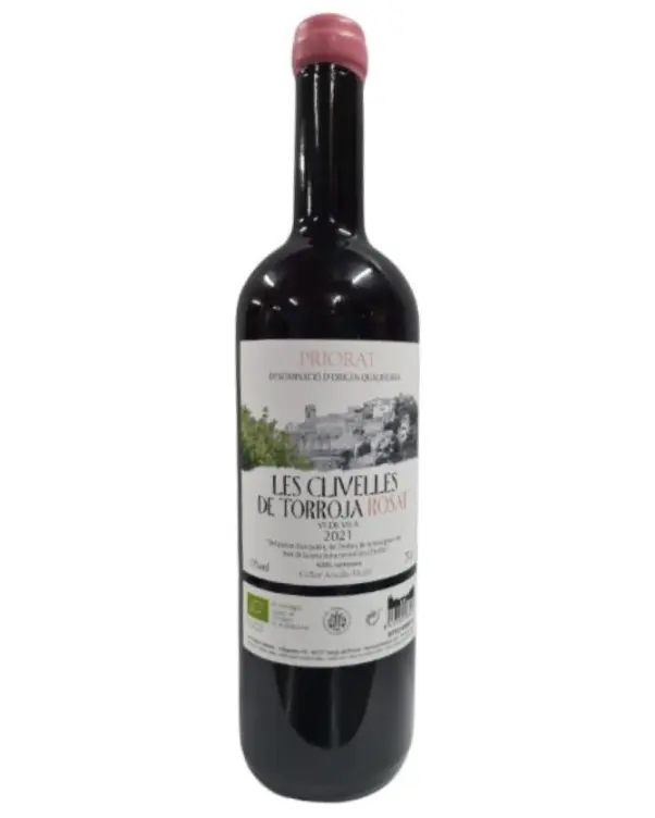 Botella de vino Les Clivelles de Torroja 22 | Rosado