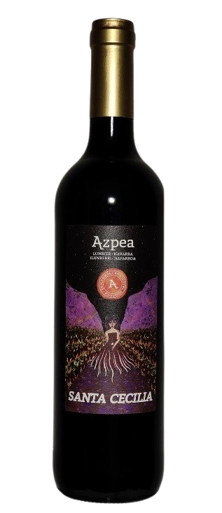 Botella de vino Santa Cecilia | Bodegas Azpea