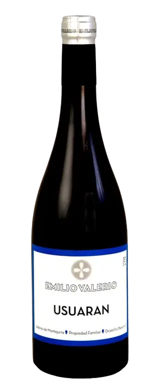 Botella de vino Usuaran 2014