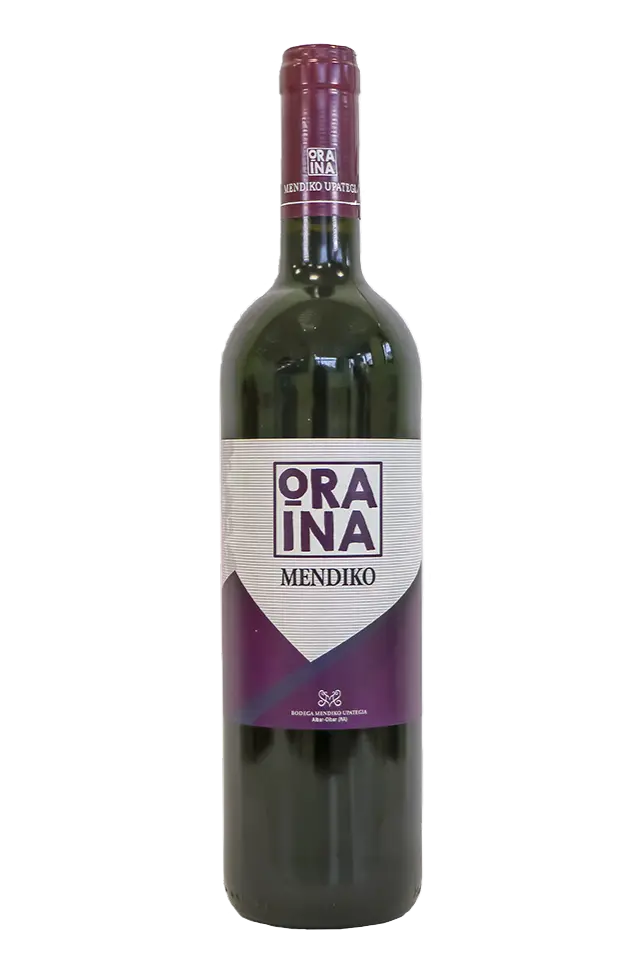 Botella de vino Oraina
