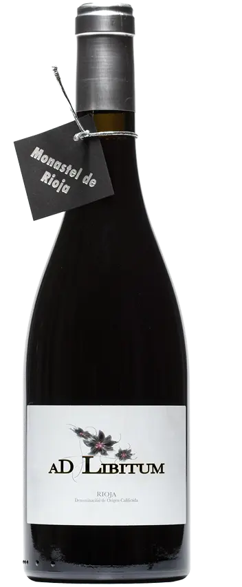 Botella de vino Ad Libitum | Monastel de Rioja